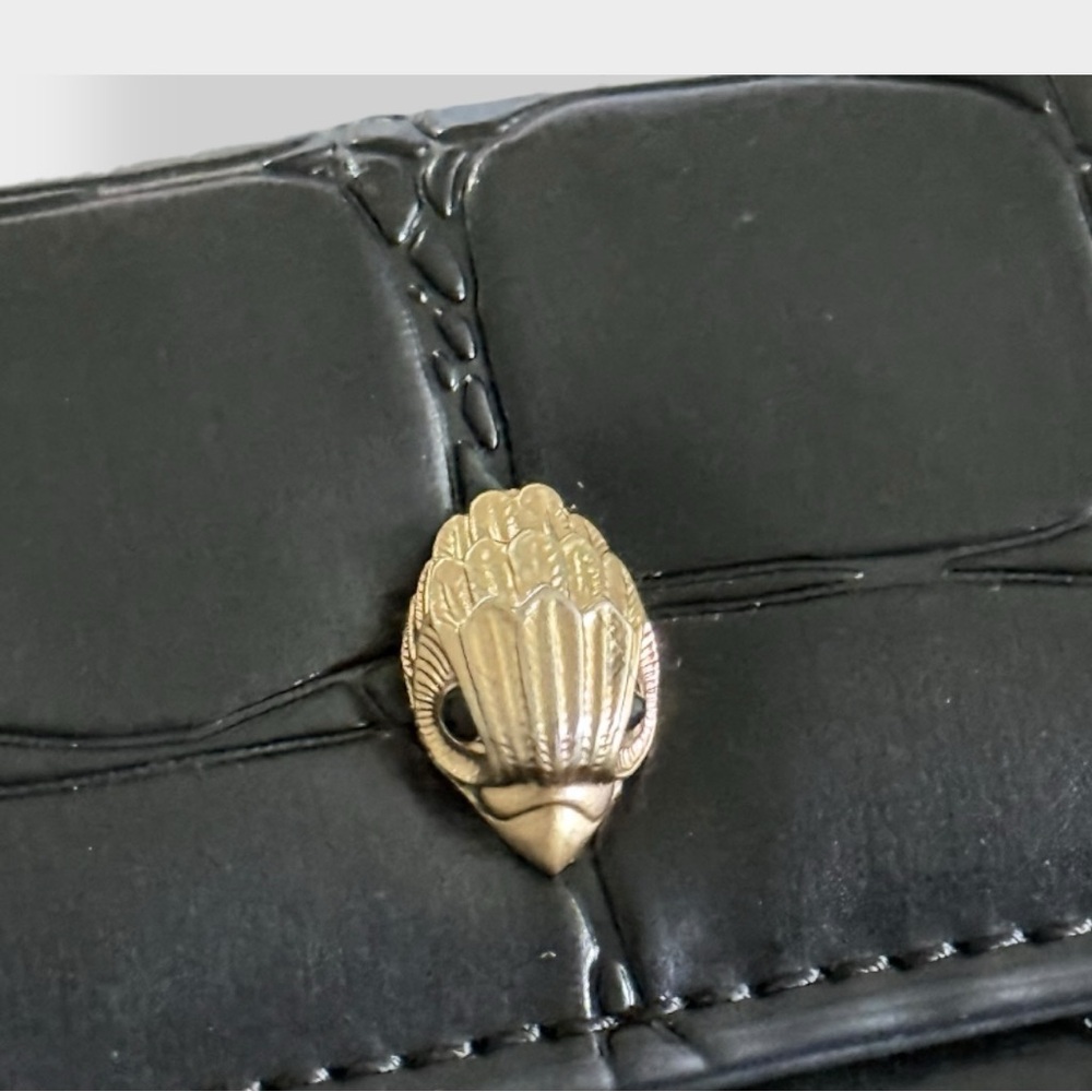 NWOT Kurt Geiger Black Micro Bag with Gold Chain - Picture 2 of 12